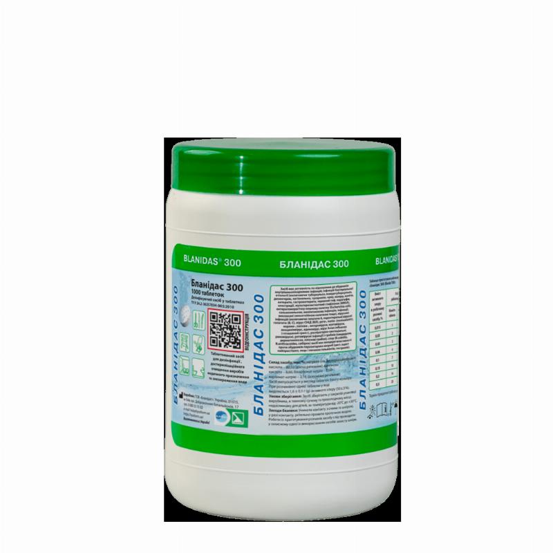 Засіб дезінфікуючий для дезінфекції, достерилізаційного очищення виробів медичного призначення «Бланідас 300 (Blanidas 300)» (таблетки), 1 кг